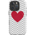 Chevron Heart iPhone 16 Pro Magsafe Impact Case